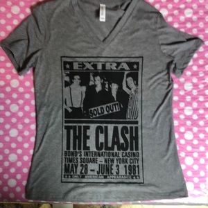 The Clash Small Ladies Cut V Neck *Brand New*